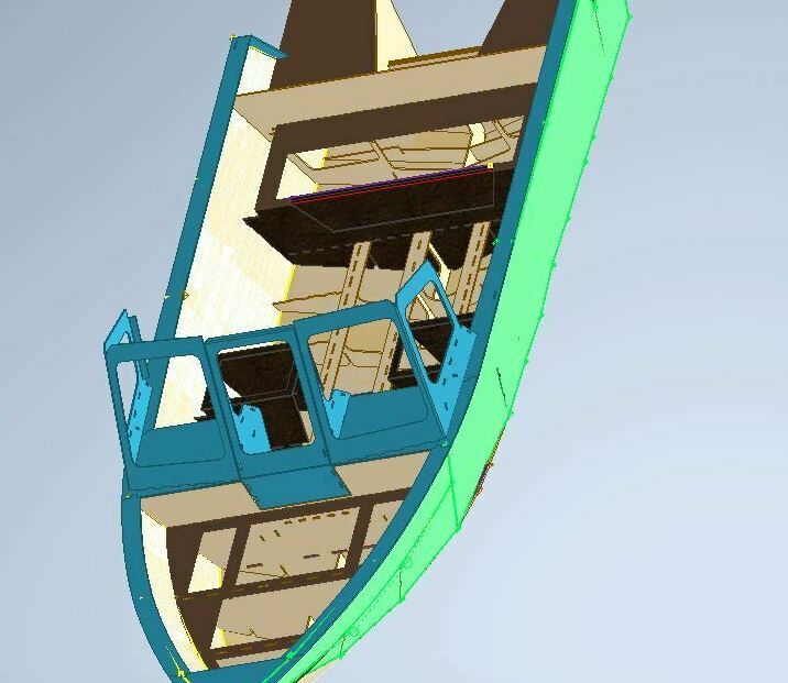 Проект лодки ПНД Салют 480