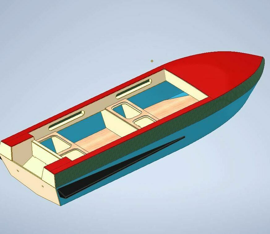 Проект лодки Неман из  ПНД