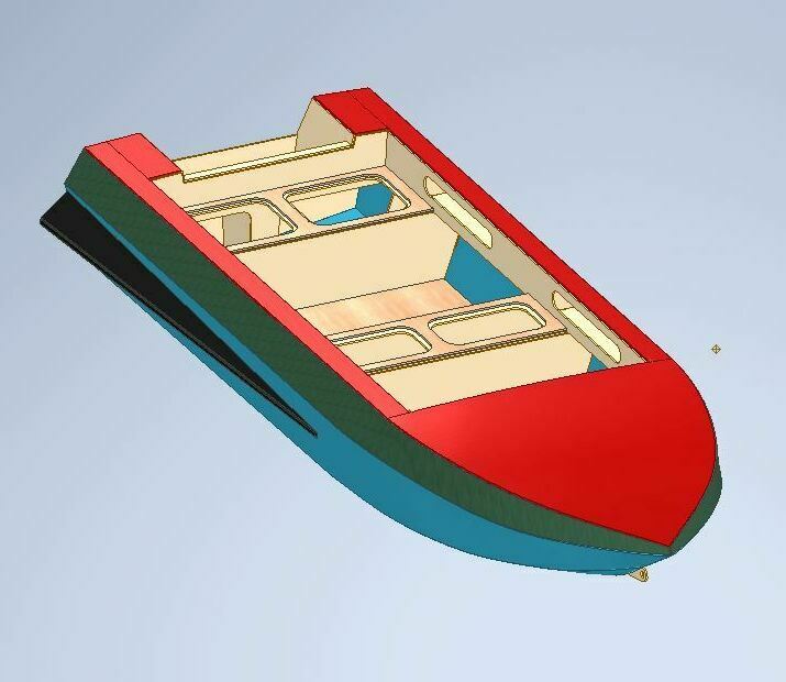 Проект лодки Неман из  ПНД