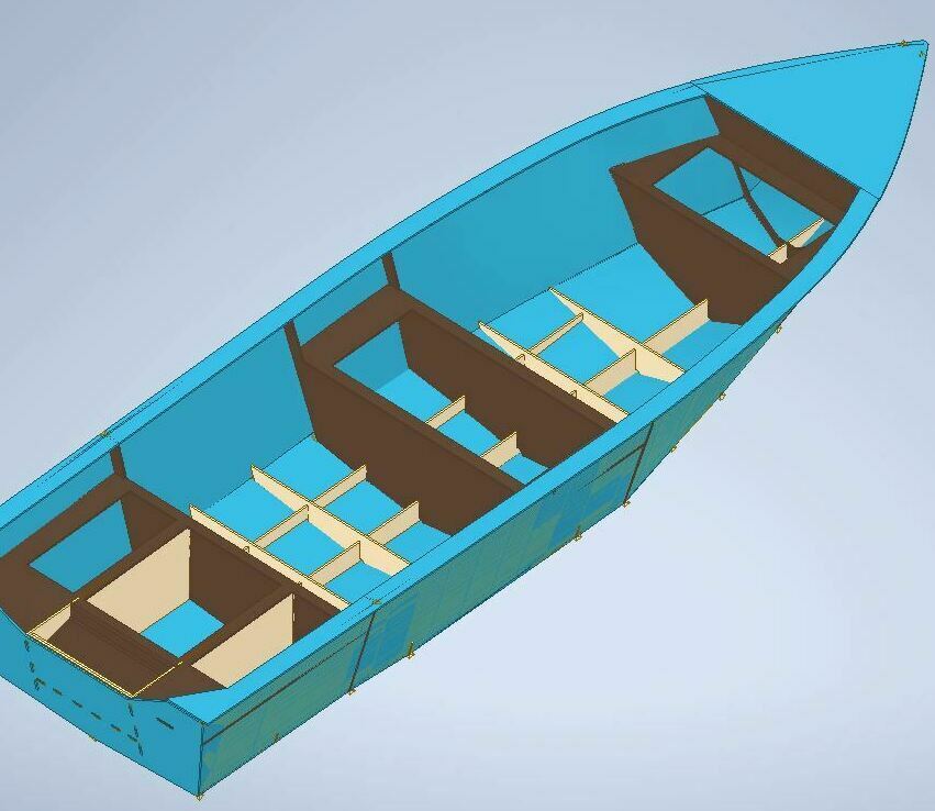 Проект лодки ПНД Сибирячка
